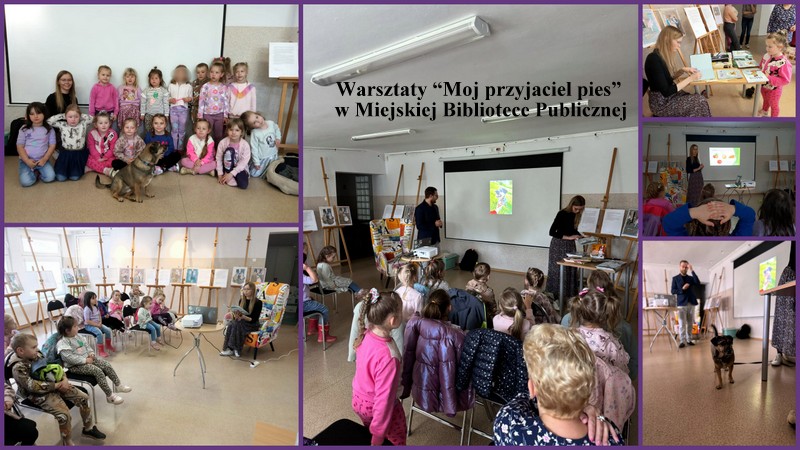 Kotki na warsztatach w BMP: "Mój przyjaciel pies"
