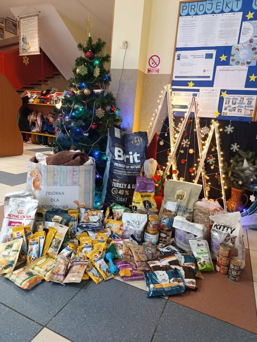 Podziękowania - zbiórkę na  rzecz schronisko