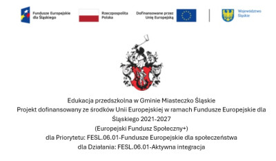 grafika do wpisu: Projekt &#34;Edukacja przedszkolna w Gminie Miasteczko Śląskie&#34;