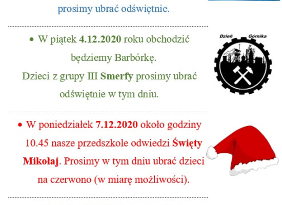 zdjęcie do artykułu: Ogłoszenia na pierwszy tydzień grudnia