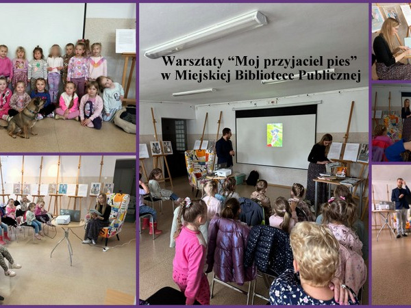 Kotki na warsztatach w BMP: "Mój przyjaciel pies"