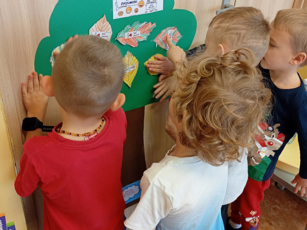 Dzień Życzliwości w grupie „Pszczółki”